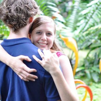 Brittani and Mark - The bride and groom to be.