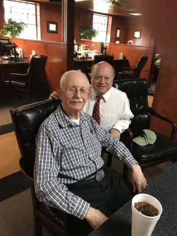 George Wertz and Anthony Nash, CPA at Cook & Co. Tax Advisors in Arab. The firm began as Bara Business Service in 1957.