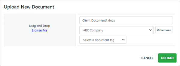 category tag for documents
