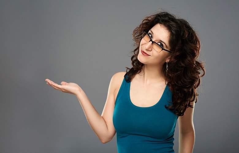 woman presenter