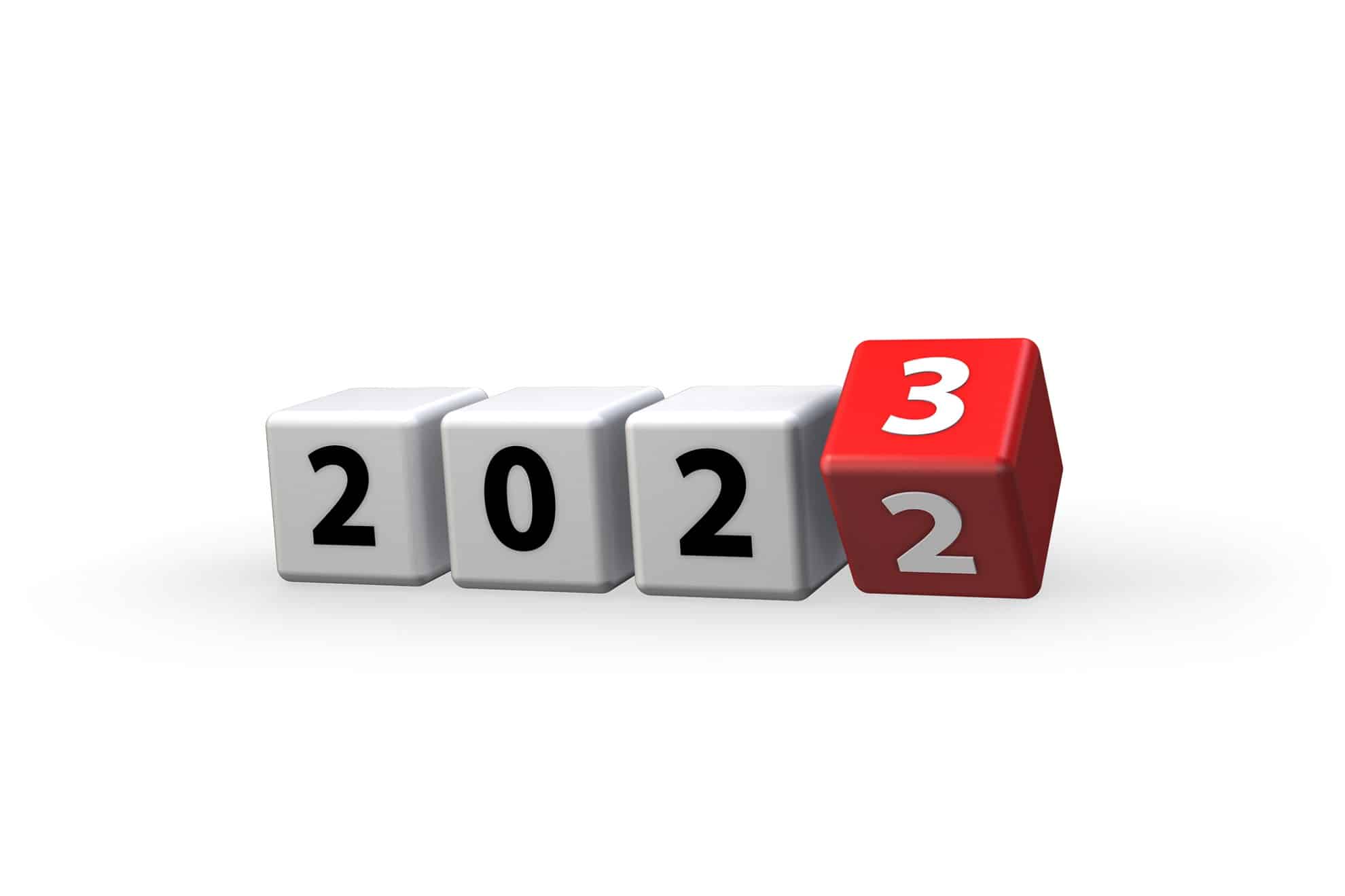 Calendar Year changing from 2022 to 2023