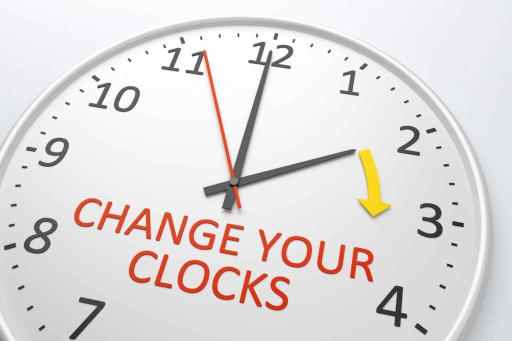 Change your clocks